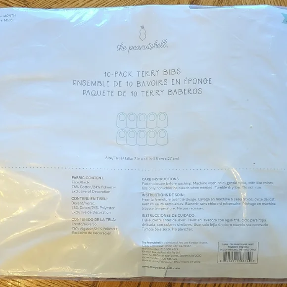 Colorful Graphic Baby Bib Set - Picture 2 of 4